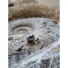 Bélière en argent avec perle de Tahiti naturelle | Bijou unique